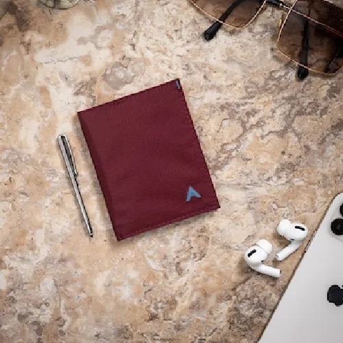 Photo of one of Allett Wallet's minimalist nylon wallets for those that prefer slim minimalist wallet designs.