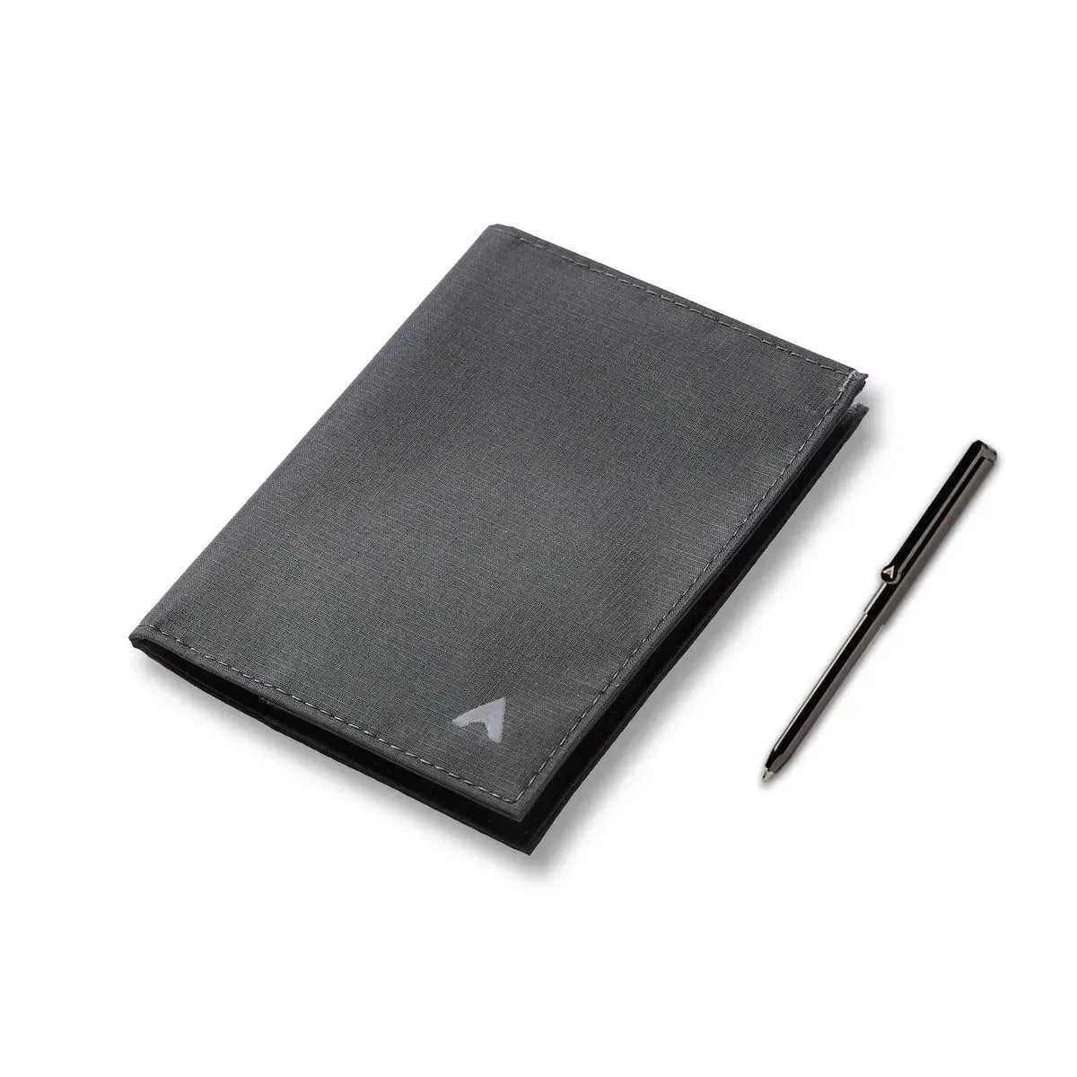 Allett Wallet Nylon RFID jet-black with pen