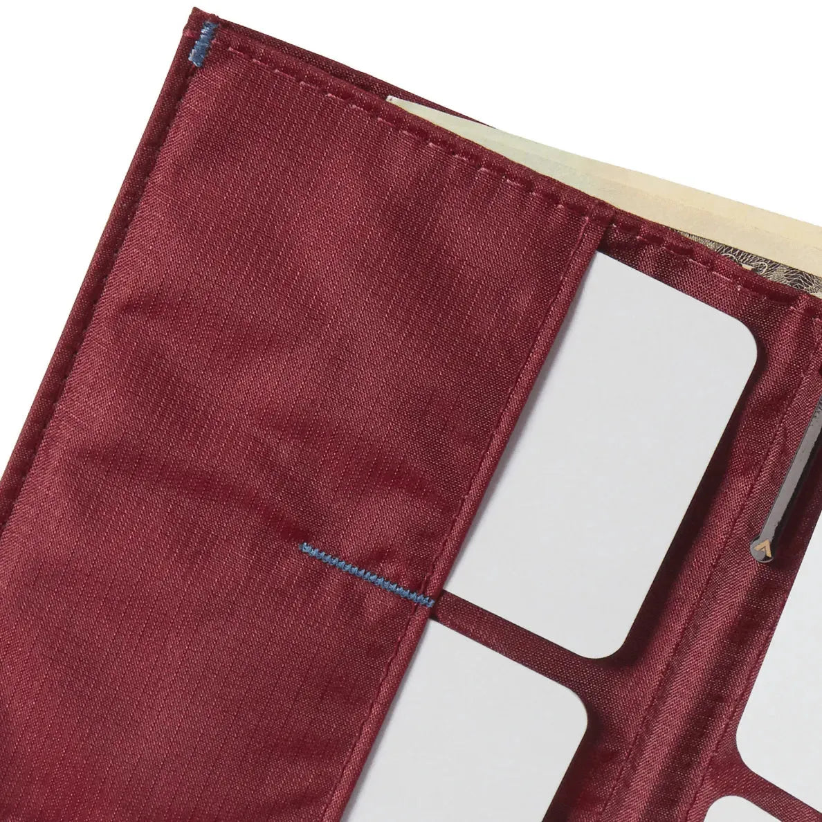 The Envelope Wallet, a slim women's minimalist wallet in mulberry
