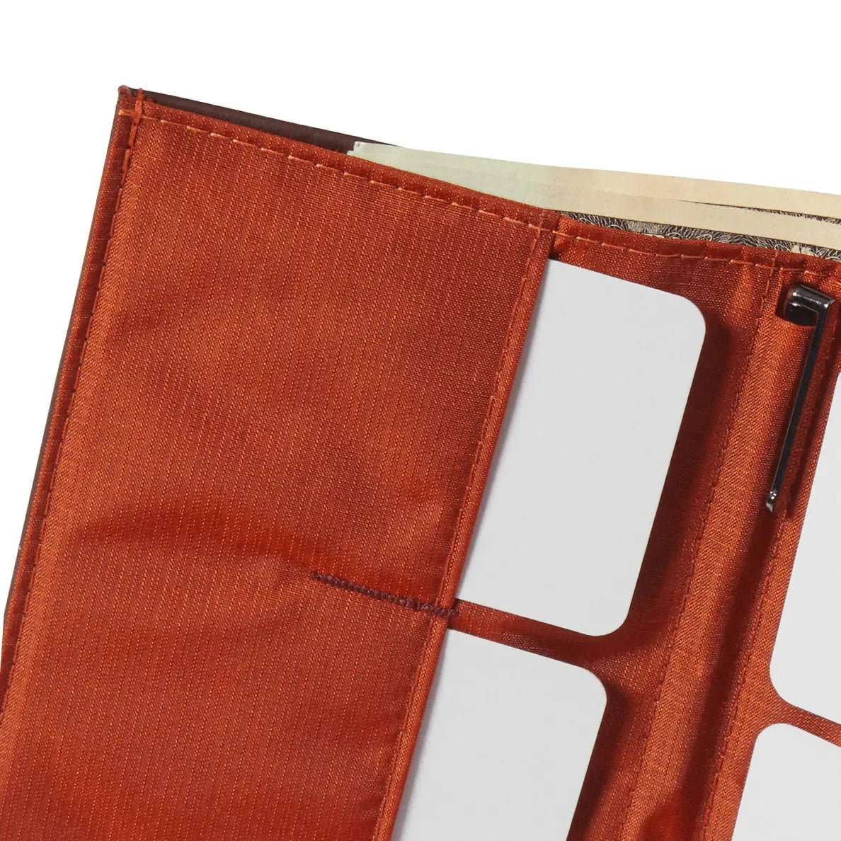 Envelope Wallet Leather RFID Blocking by Allett - merlot