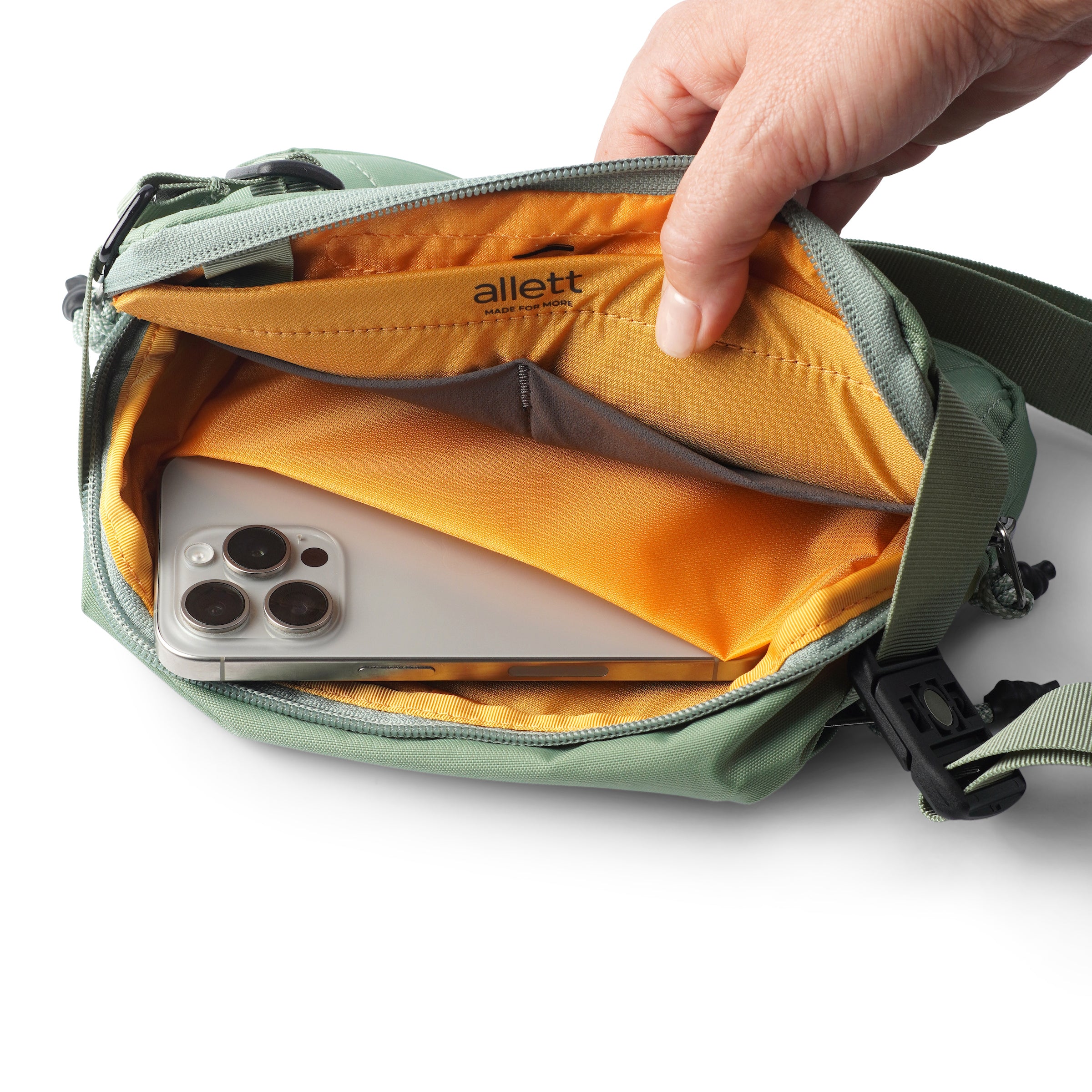 Allett Daily Mini Sling sage-green