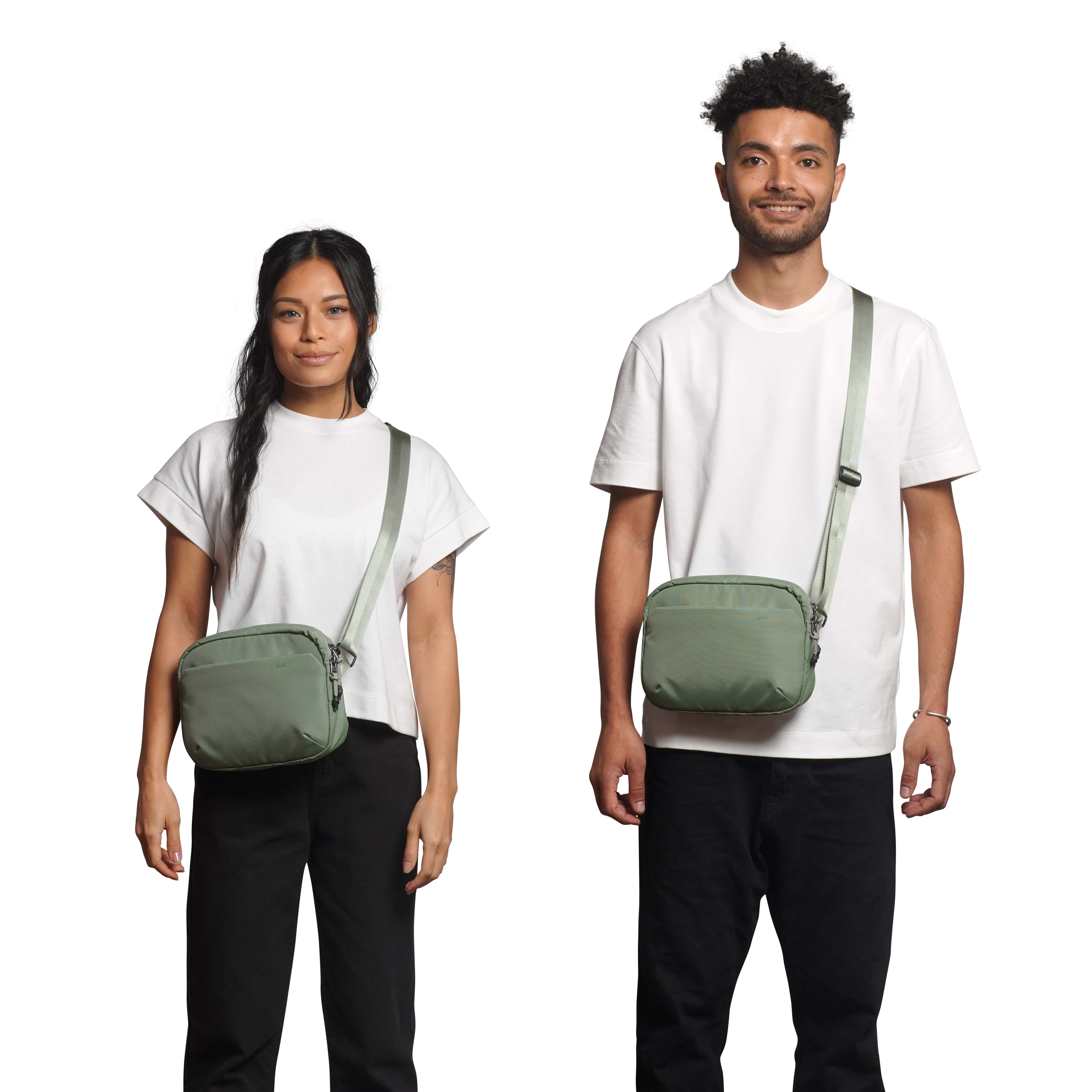 Allett Daily Crossbody Bag sage-green