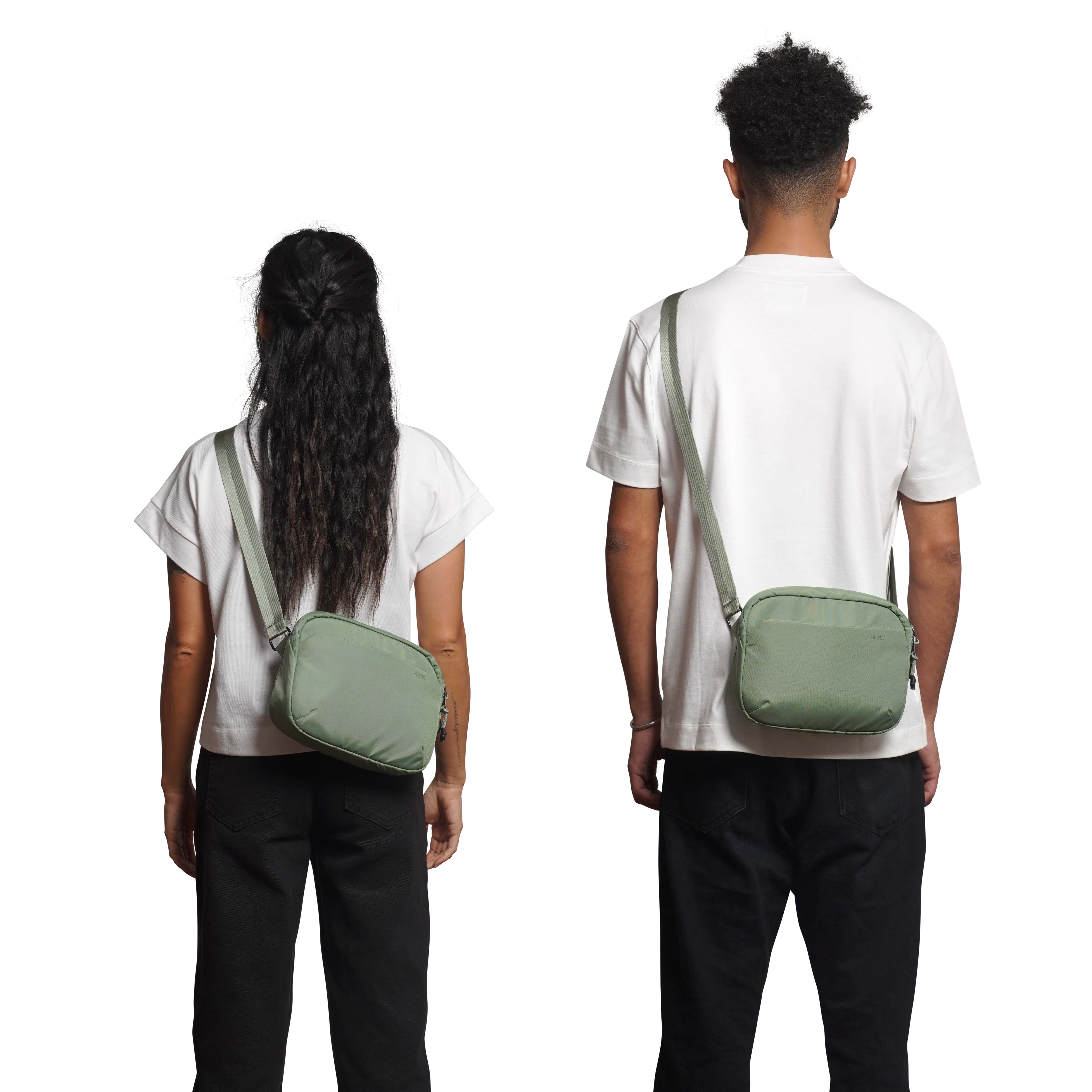 Allett Daily Crossbody Bag sage-green