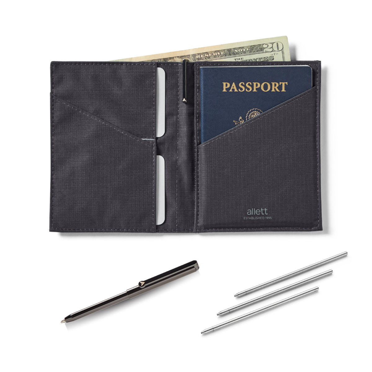 Leather Travel Wallet Bundle