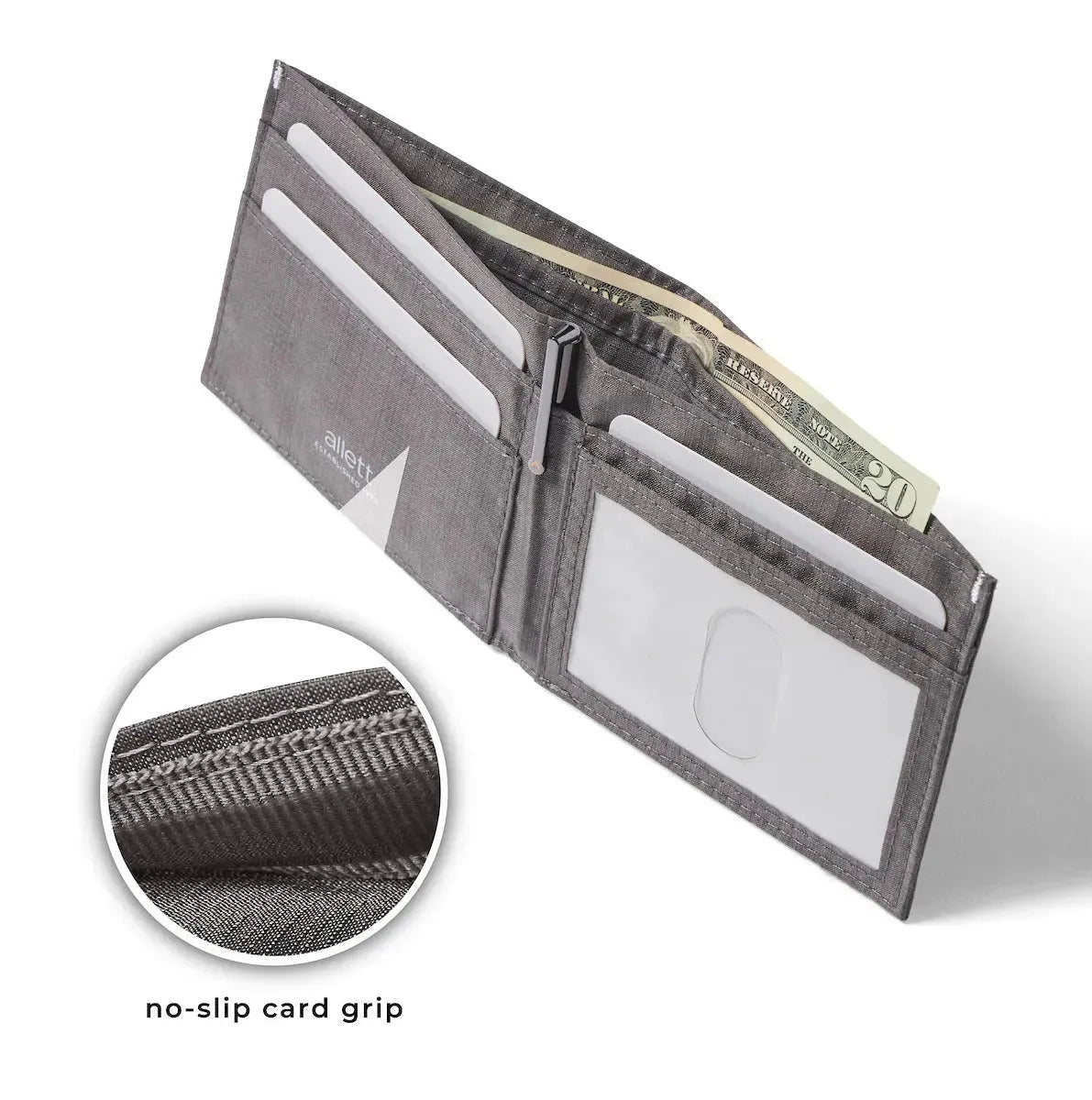 Allett ID Wallet charcoal-grey
