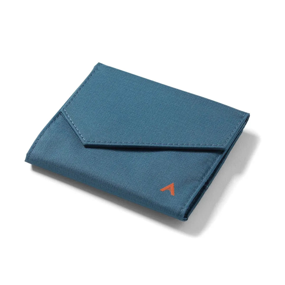 Envelope wallet by Allett, a slim women's minimalist wallet in indigo-blue