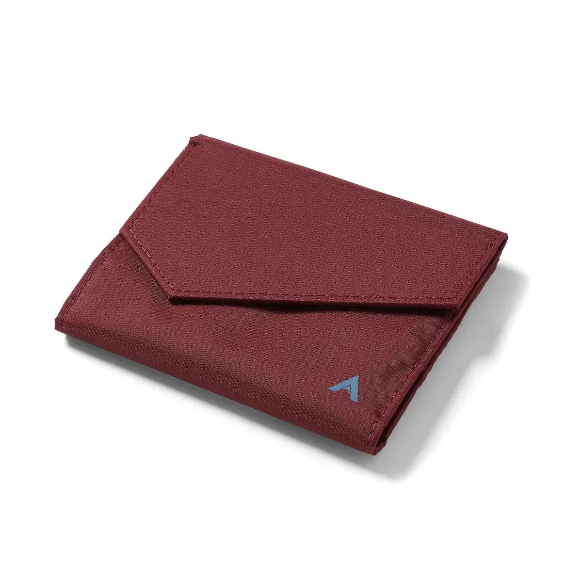 Envelope wallet by Allett, a slim women's minimalist wallet in fabric color mulberry