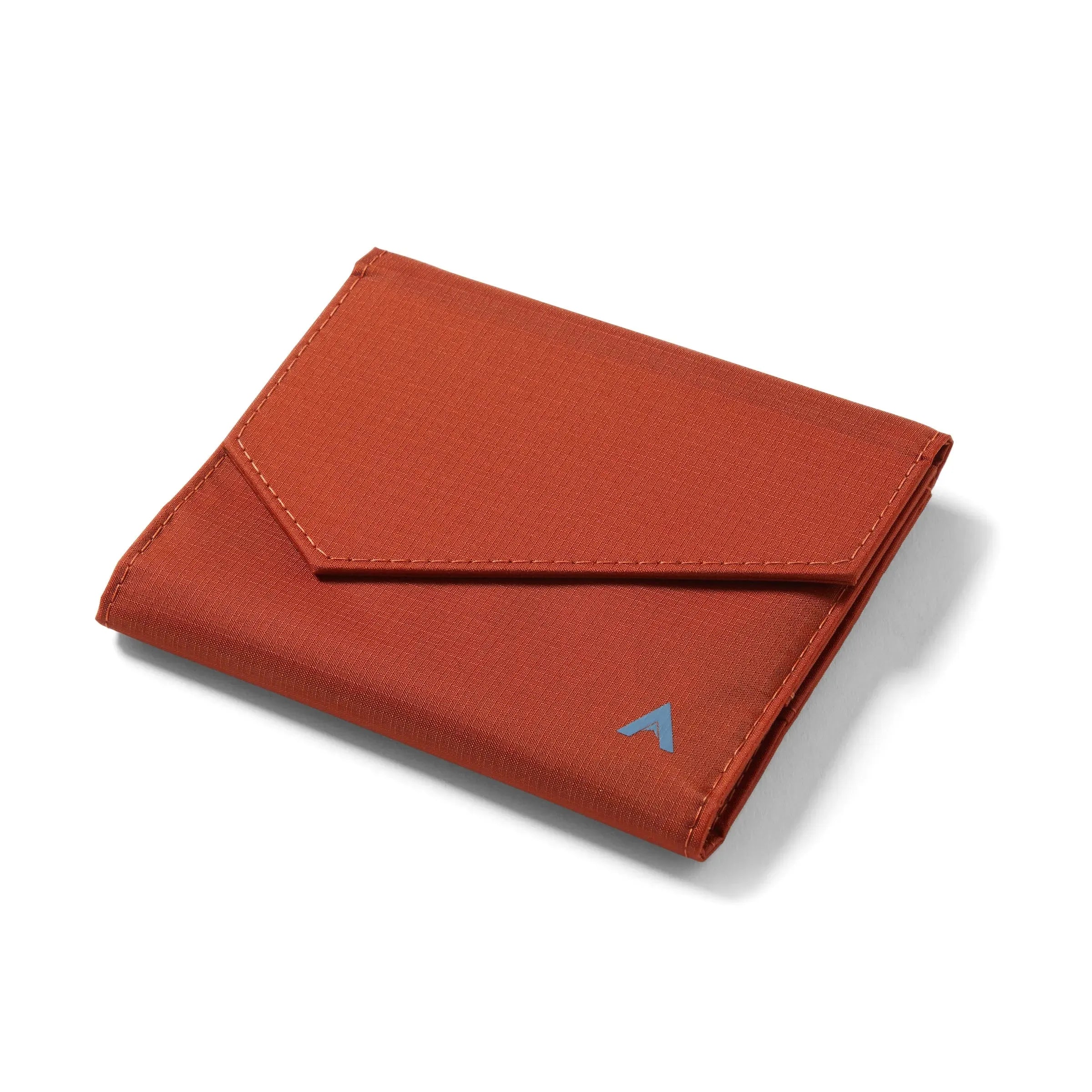 Compact, organized Envelope wallet by Allett for women minimalist in potters-clay