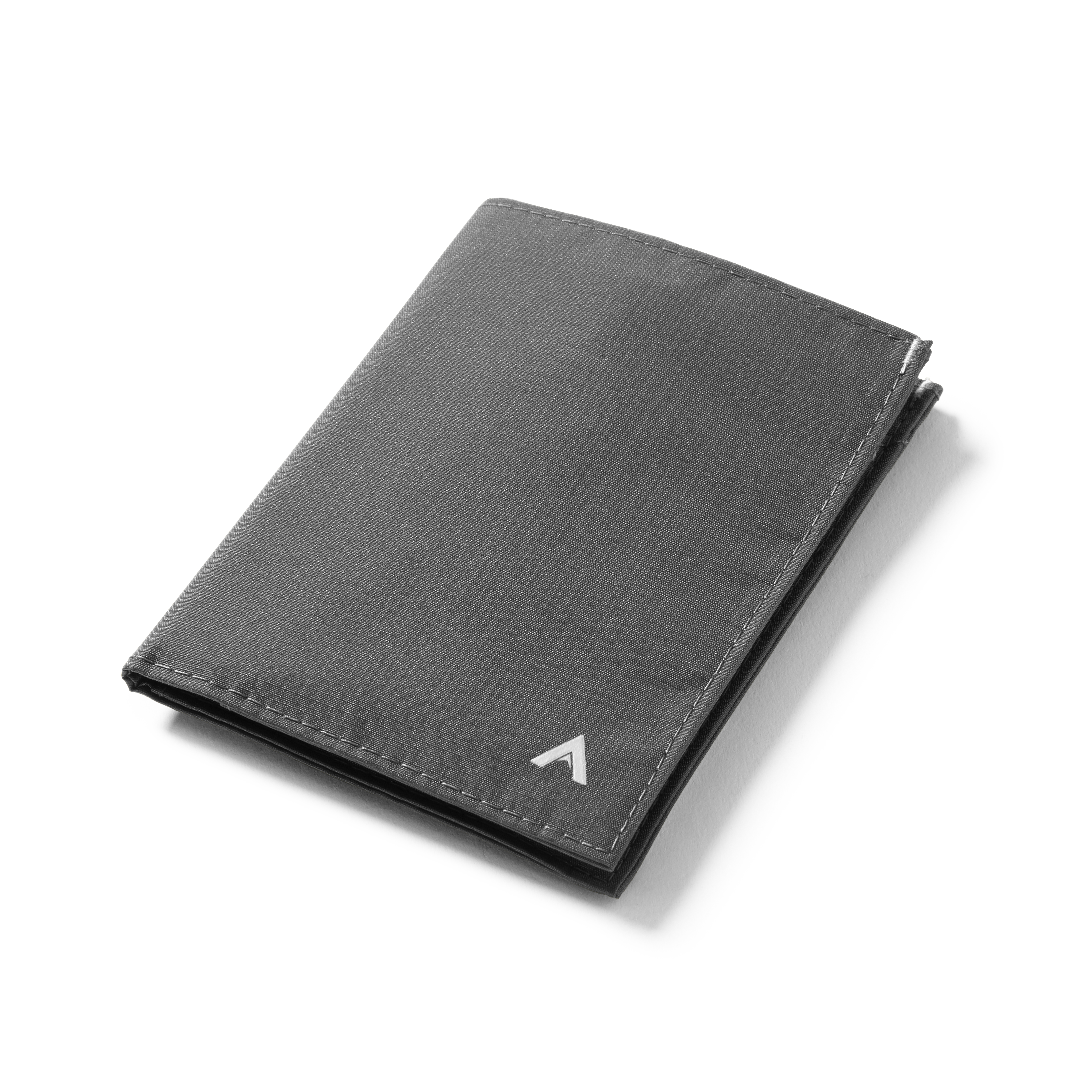 Gray Allett wallet with a brand logo on a white background