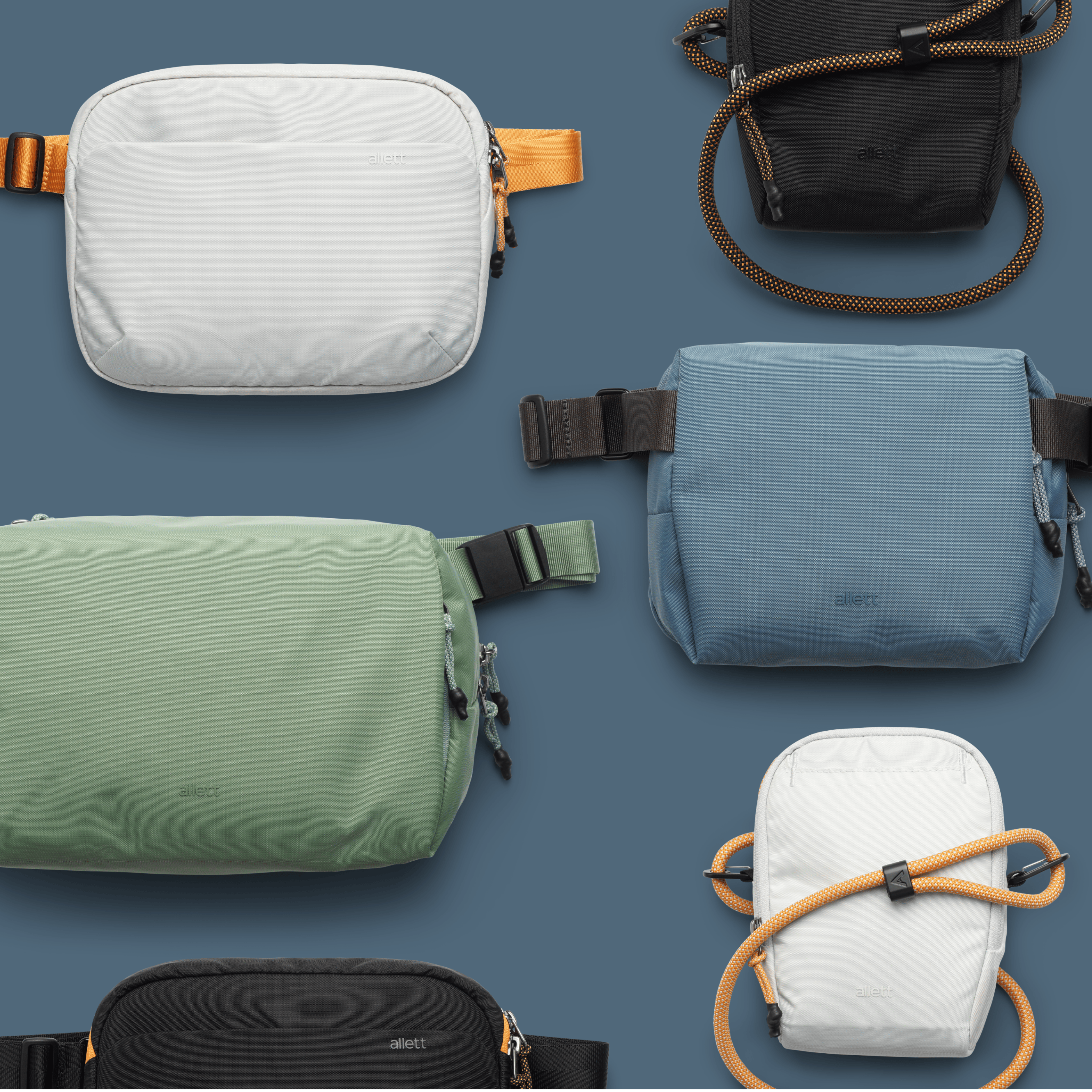 Sling and Crossbody Travel Shoulder bags by Allett