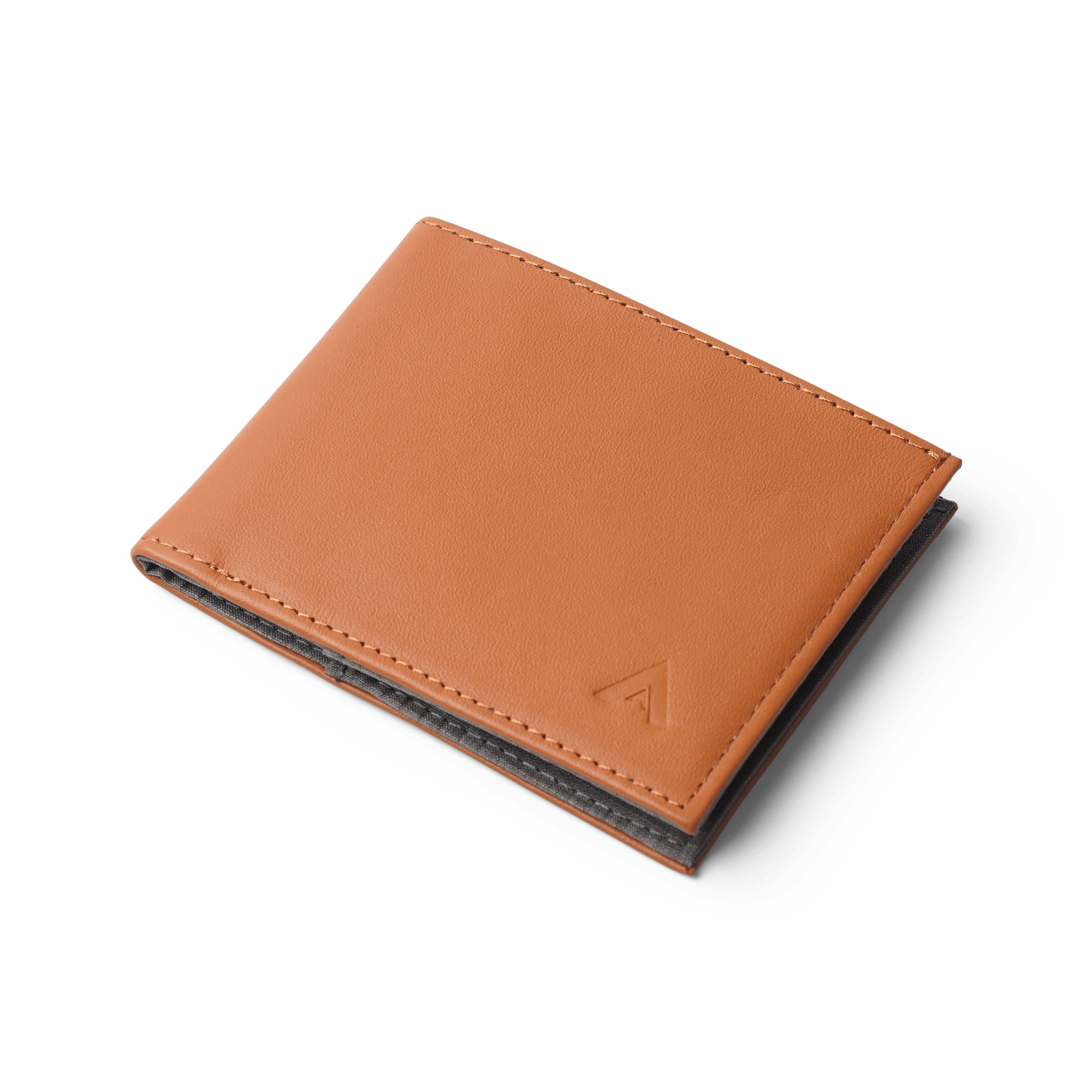 Brown Allett leather wallet on a transparent background