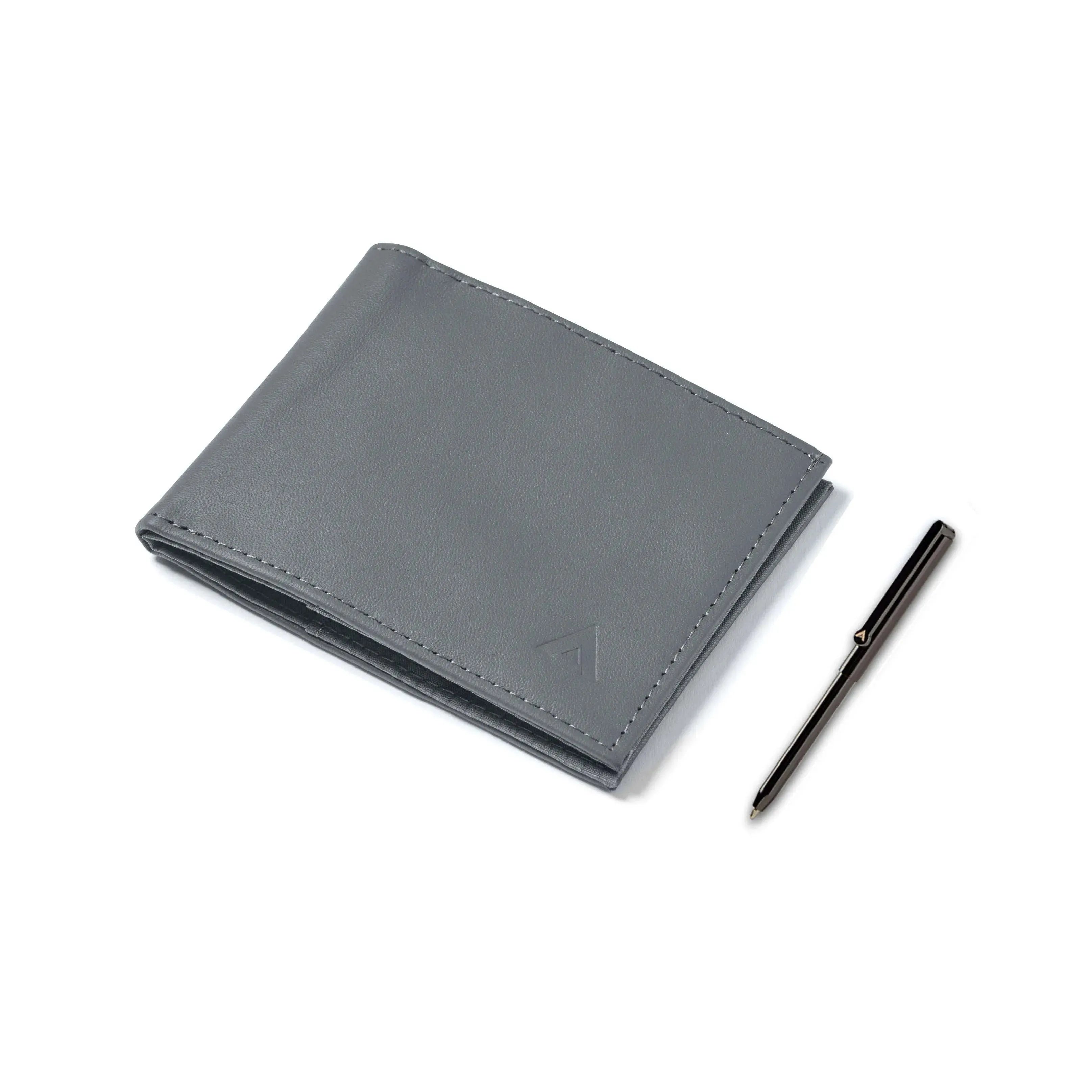 Allett Leather Sport Wallet slate-grey