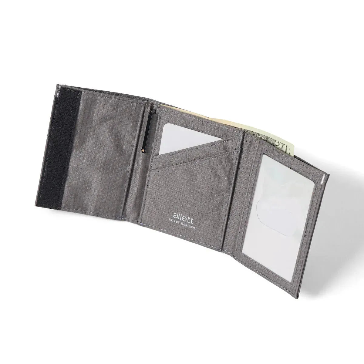 Allett Trifold Wallet charcoal-grey