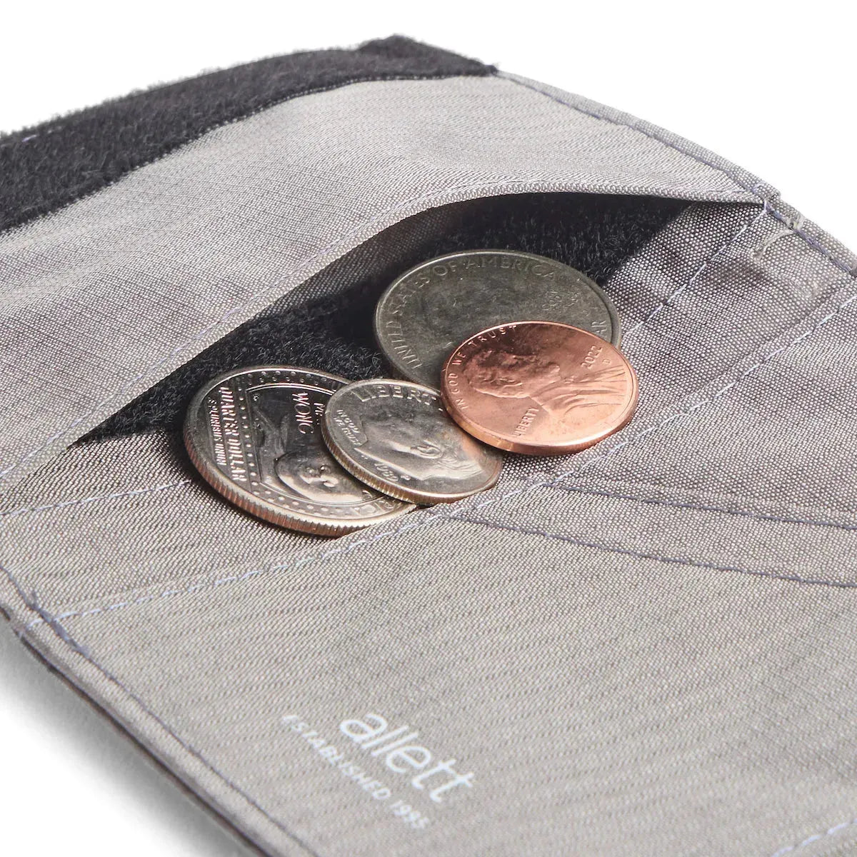 Allett Trifold Wallet charcoal-grey