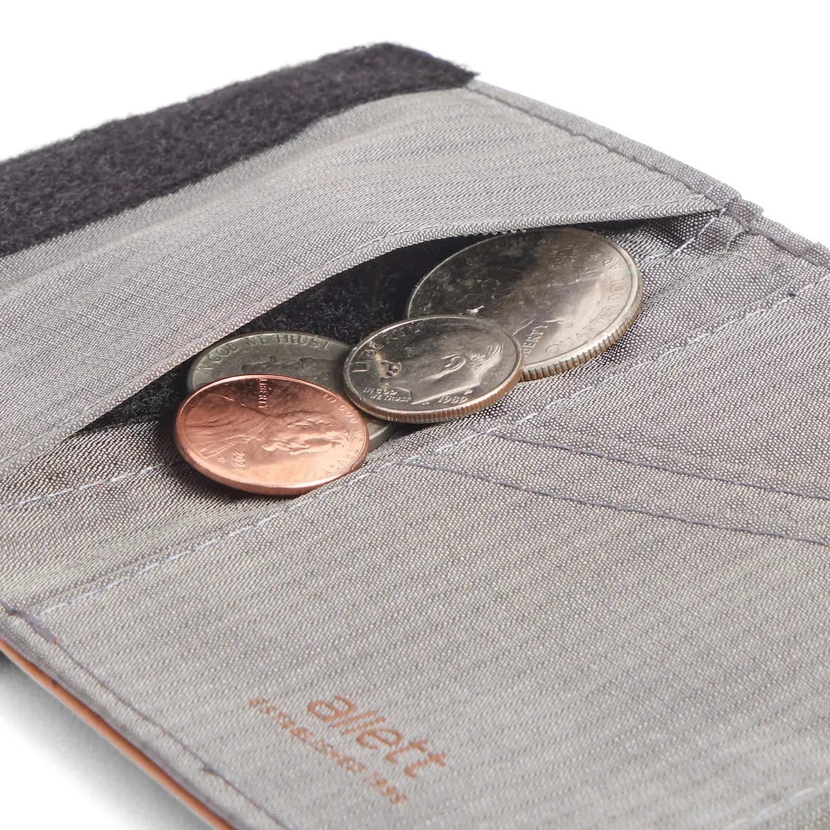 Allett trifold wallet hazel-brown