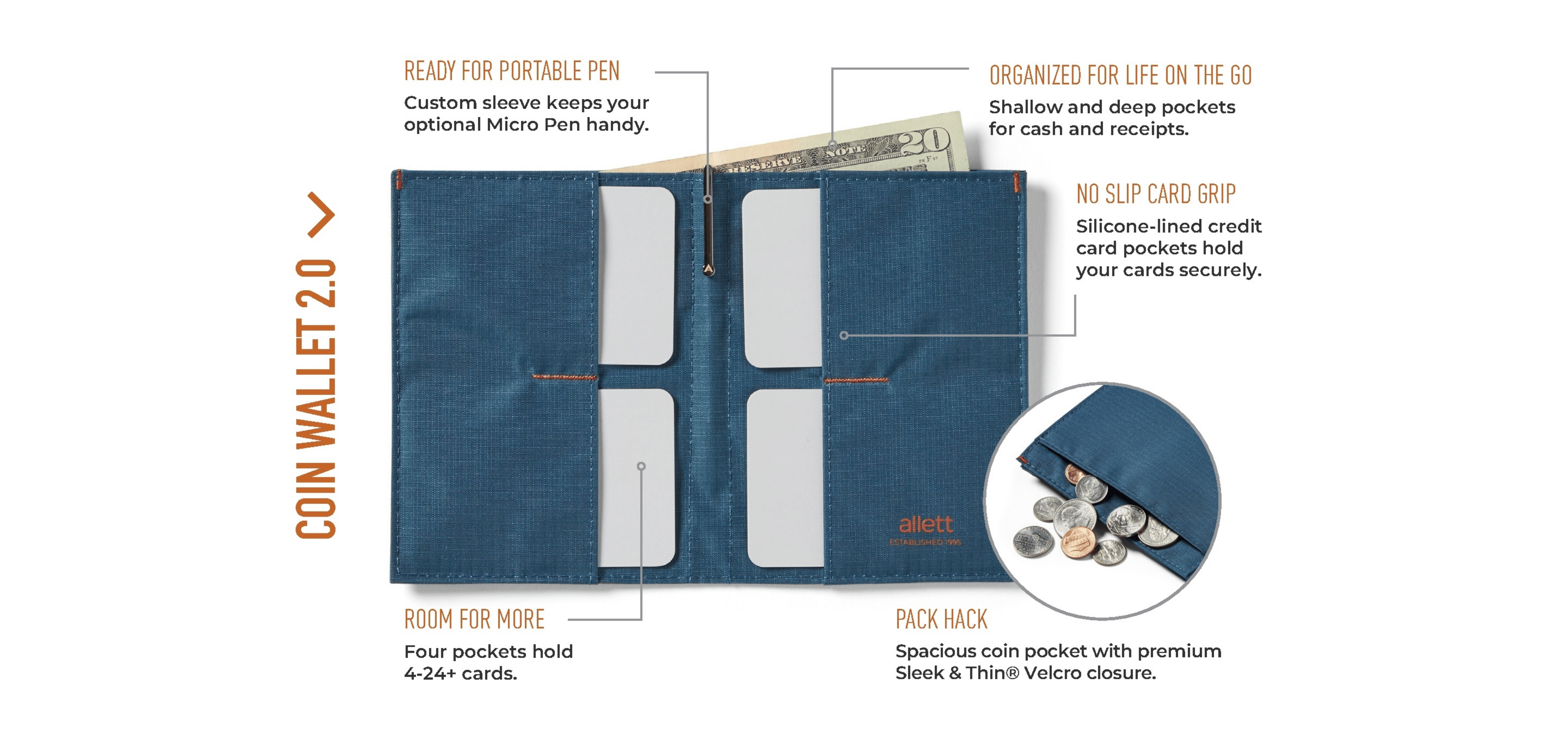 Lifestyle image for RFID Blocking / Chocolate Brown