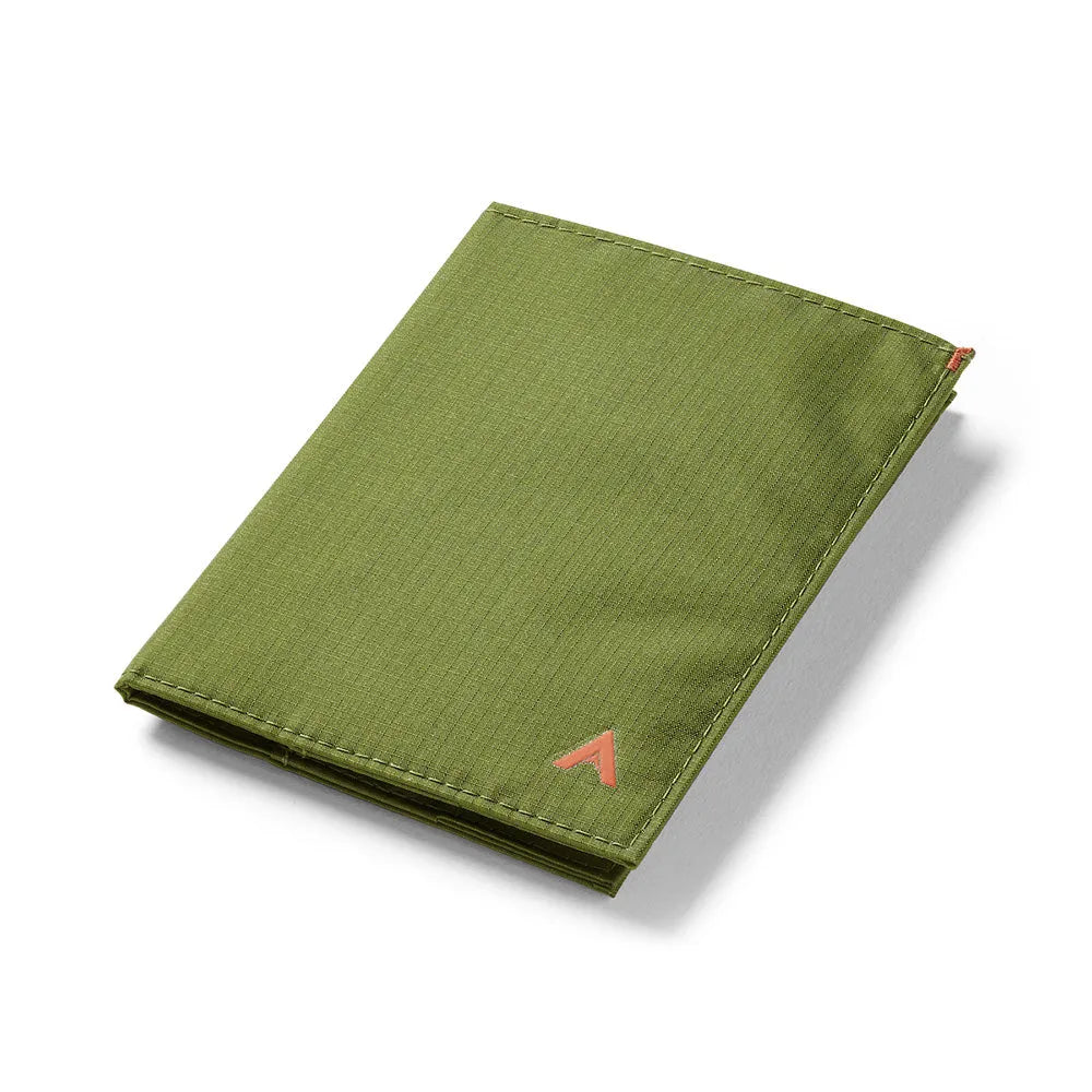 Allett's original wallet The Original Made with RFID blocking technology and minimalist design cala-green
