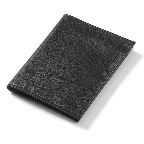 Allett Wallets - Travel Wallet - Leather Edition Onyx-Black / RFID Leather