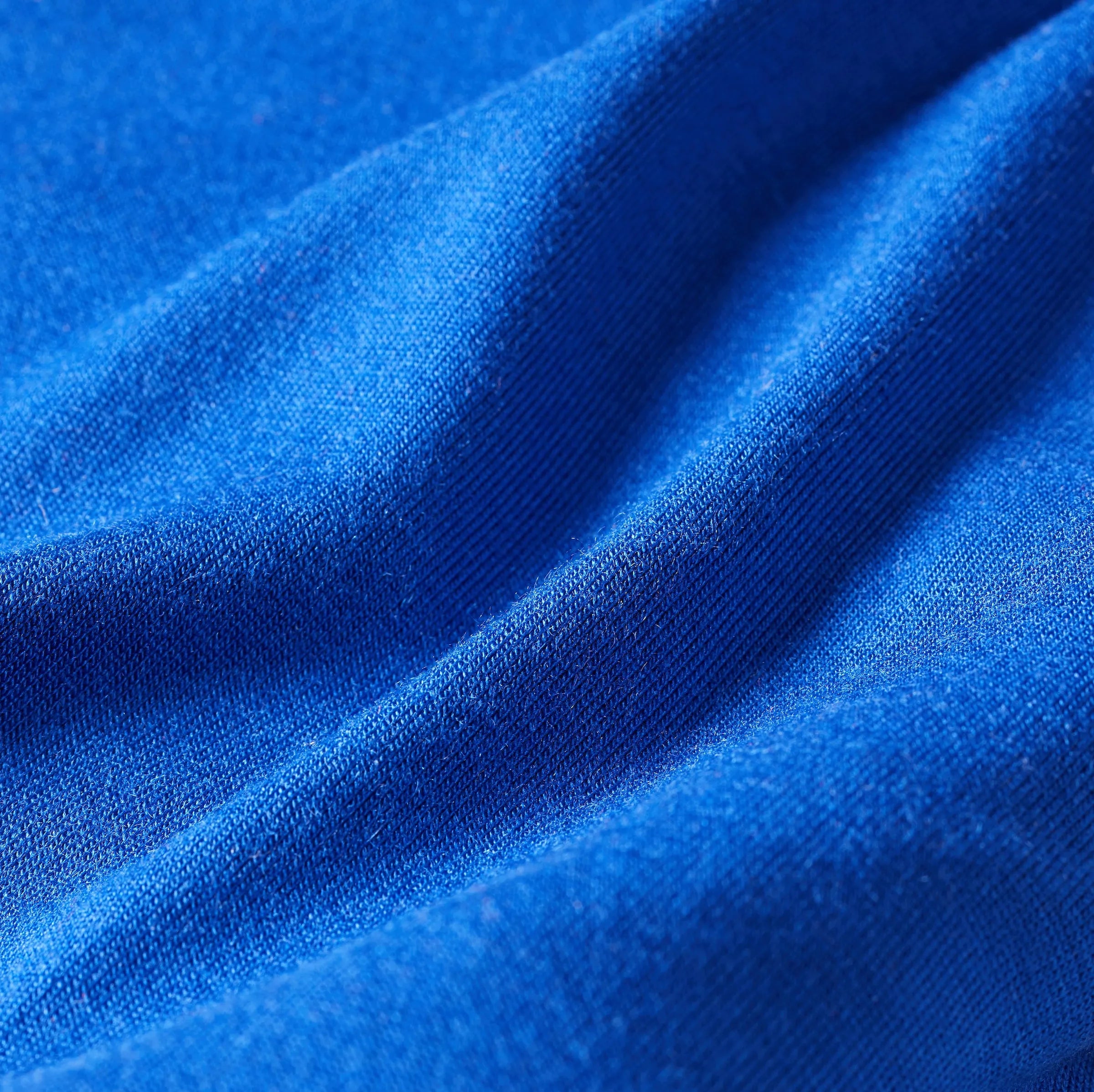 Concept image of a cobalt blue fabric used in Allett's neck gaiters. cobalt-blue